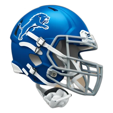 Detroit lions logo sticker