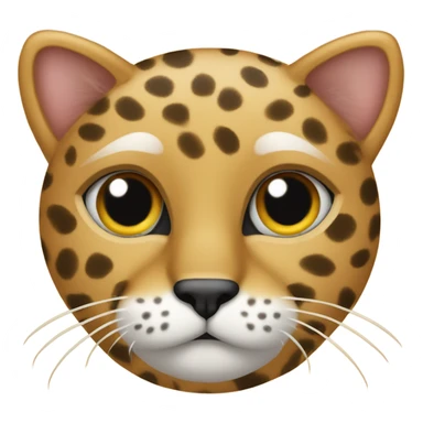 cheetah print cat sticker
