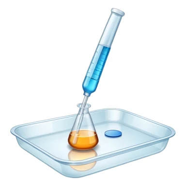 Pipette dish sticker