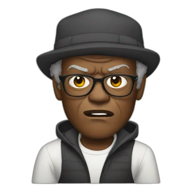 Samuel l jackson mad sticker