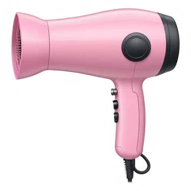 light pink hair dryer sticker