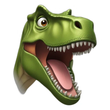 animatronic trex sticker