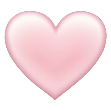 light pink heart  sticker