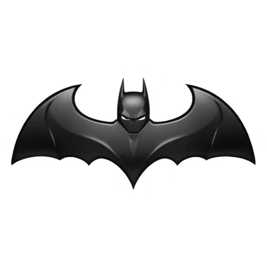 Batman symbol emoji sticker
