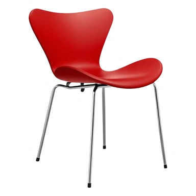 danish design chair fritz hansen series 7 sticker