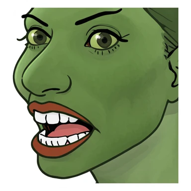 Mexican biting lip construcworkee  sticker