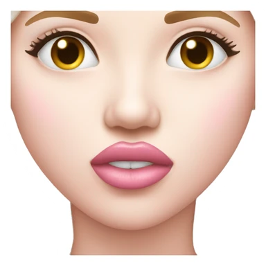 Light pink kiss sticker