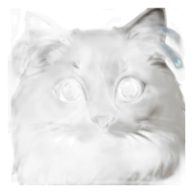 ragdoll cat with blue eyes sticker