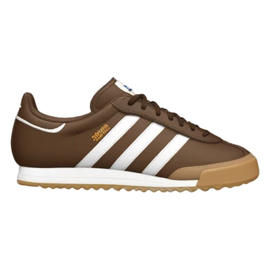Brown adidas sambas sticker