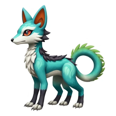 Meloetta-Vernid-Trico-Sergal-Protogen-Primagen-Pokémon-Fakémon-creature sticker