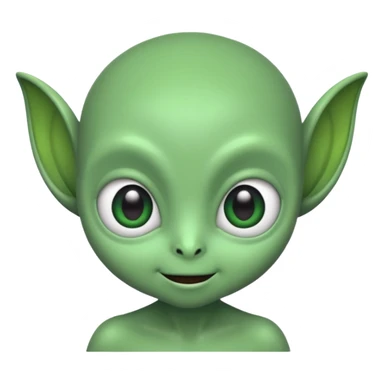 a bold cute aliens  sticker