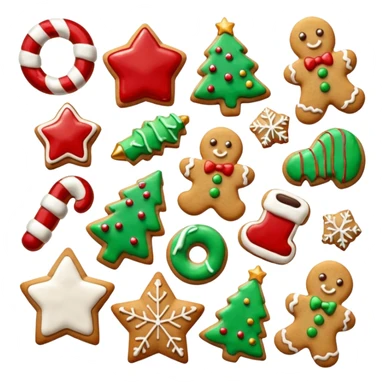 Christmas cookies sticker
