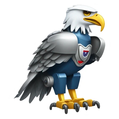 robot eagle usa  sticker