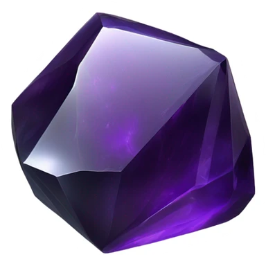 purple obsidian crystal sticker