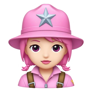 Pink Fischer Ranger skies sticker