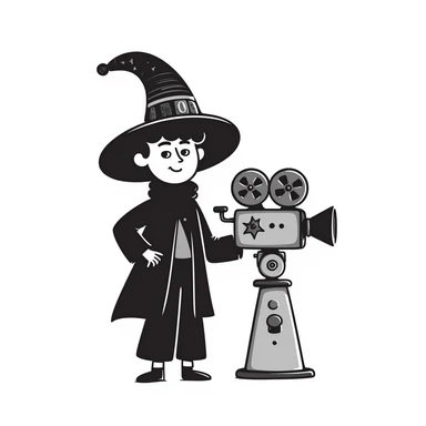 cinema camera wizard sticker