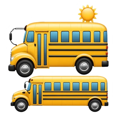 international school bus sticker