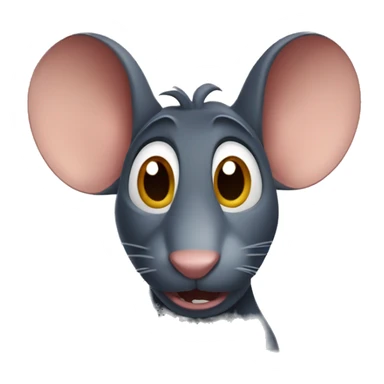 Ratatouille with huge ears sticker