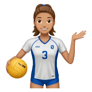 Volleyball Player sticker