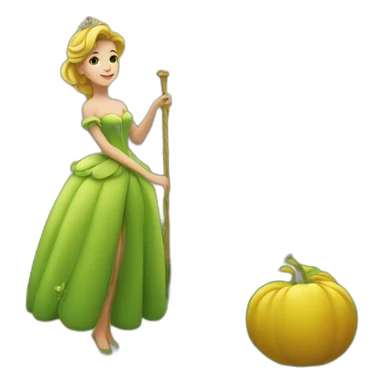 Princesse sur un cannard sticker