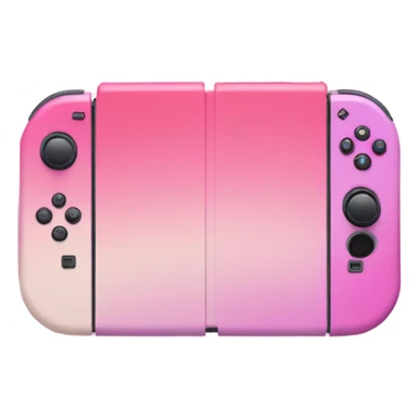 Pink ombre realistic Nintendo switch  sticker