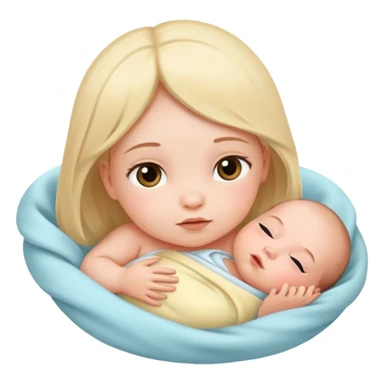 Newborn girl sticker