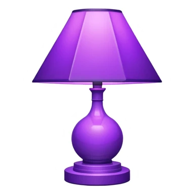 80s purple lighting lamp sticker