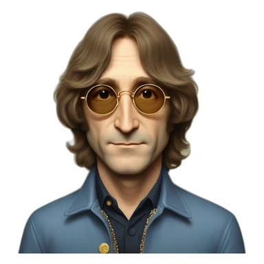 john lennon 1968 sticker