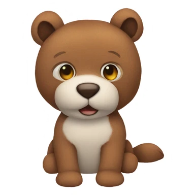 Stuffed animal sticker