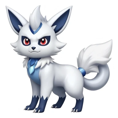 Zangoose-Absol-Meowstic-Fakémon-hybrid-creature (full body)  sticker