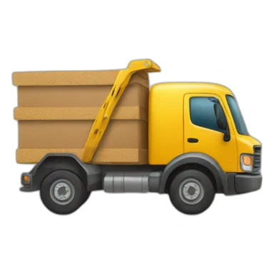 Construction materials delivery sticker
