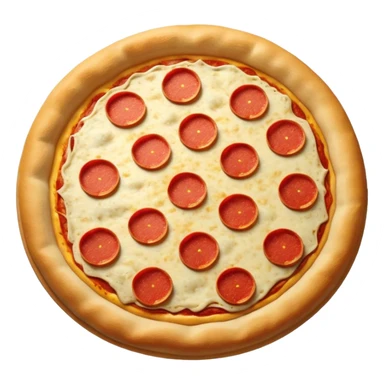 Full Pizza in the apple emoji style sticker