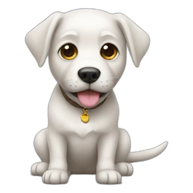 UN CHIEN SUR UN CHAT sticker