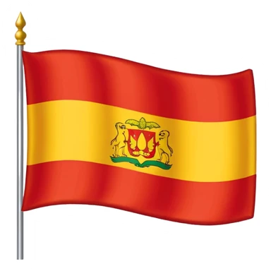 Karnataka flag yellow and red sticker