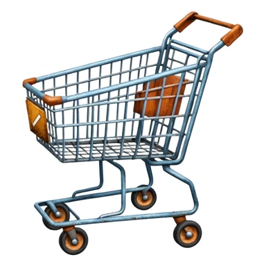 abandoned shopping cart sticker