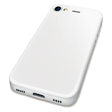 White iPhone  sticker
