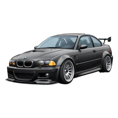 bmw m3 e46 drifting sticker
