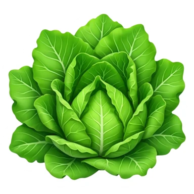 lettuce, not flower shaped, normal shaped sticker