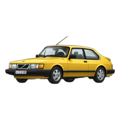 saab 900 turbo sticker