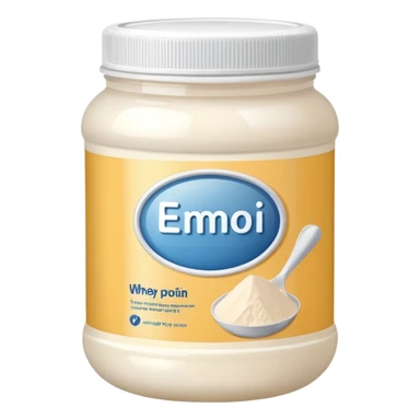 whey protein sticker