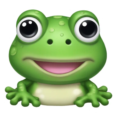build a bear frog sticker