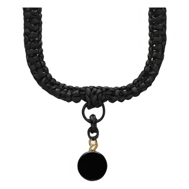 Black choker necklace sticker