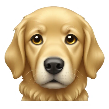 golden retriever wearing hoodie sticker