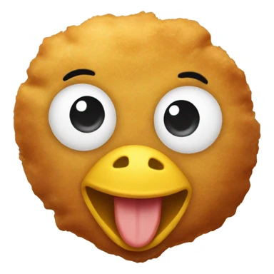 One Happy chickennugget sticker