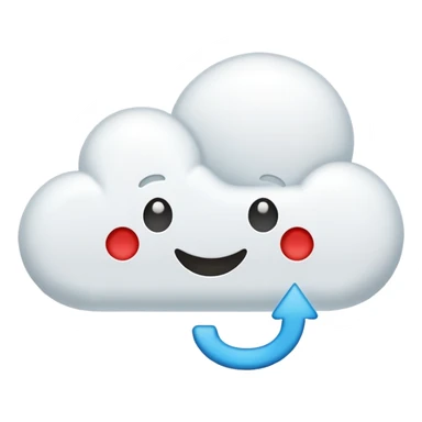 speech cloud with check mark sticker
