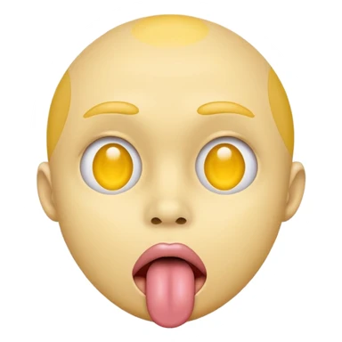 Doing the tongue out trend with the circle head one the normal yellow head make the 4th one better sticker