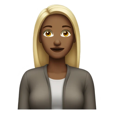 Woman without a credit card sticker