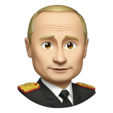 vladimir putin with riffle sticker