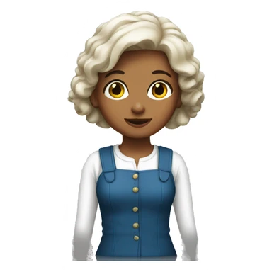 italian girl  sticker