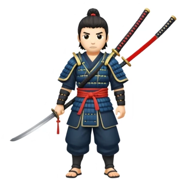 japan samurai full body sticker